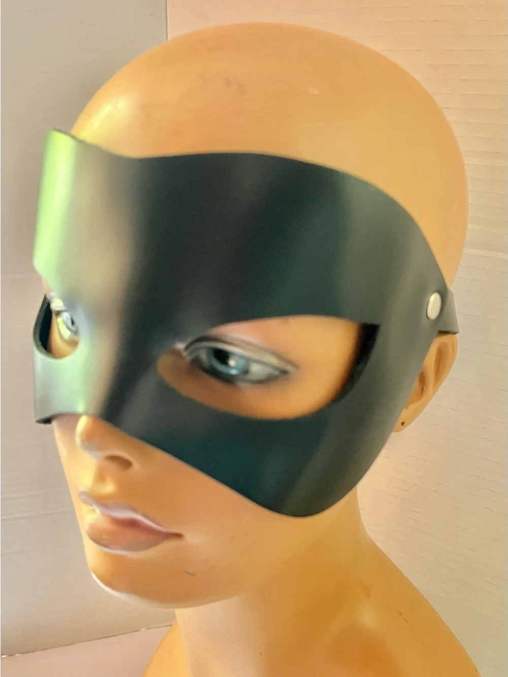 Dr. Harness Leather Domino Mask -NWT